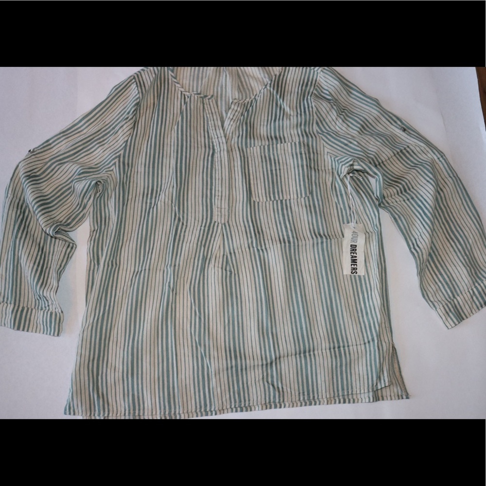 4Our Dreamers striped blouse/tunic with pocket